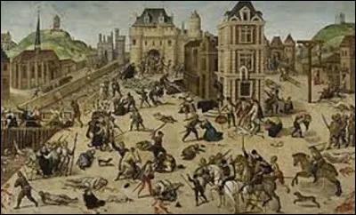 En quelle année a eu lieu le massacre de la Saint-Barthélemy ?