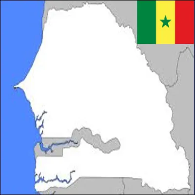 Quand on regarde la carte du Sénégal on voit qu'il entoure entièrement un autre pays.
De quel pays s'agit-il ?