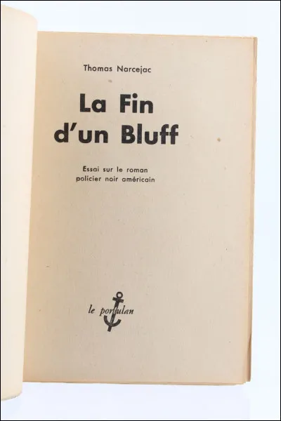 Comment appelle-t-on la fin d'un livre ?