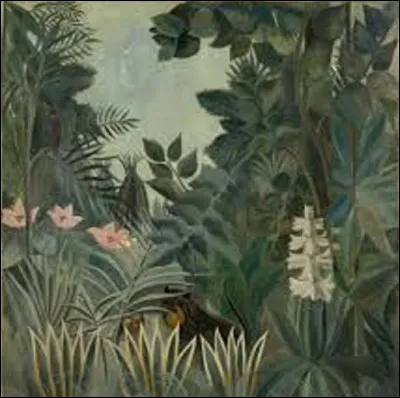 Quel peintre ''naïf'' est l'auteur de ce tableau intitulé ''La Jungle équatoriale'' ?