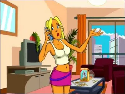 Le prénom du roi Georges VI était : (la blonde choisit de téléphoner à une amie blonde)