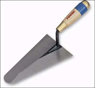 Quel est cet outil en L, utilisé pour enlever la peinture sur une surface plane ?