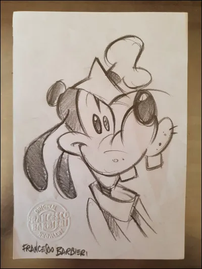 Qui est le personnage de ce croquis ?