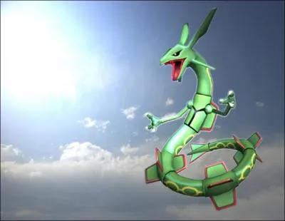 De quelle couleur est Rayquaza shiney ?