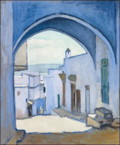 Qui a peint "La citadelle à Tanger" ?