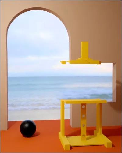 Qui est l'auteur de ce tableau intitulé : ''La condition humaine''