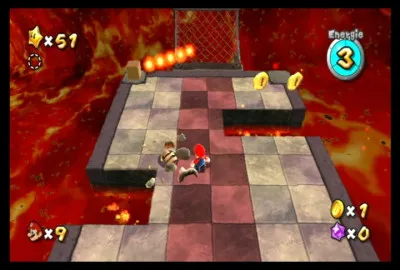 Où se trouve la première étoile verte de la Forteresse Féroce de Bowser ?