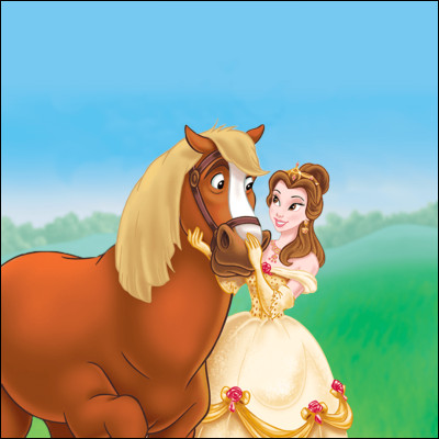 Comment sappelle le cheval de Maurice, le père de Belle ?