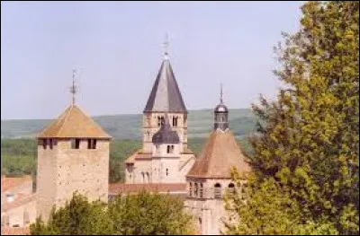 Quelle est cette petite ville dont l'abbaye, dont il ne reste qu'une petite partie, fut un des hauts lieux de la vie religieuse et intellectuelle de l'Europe médiévale ?