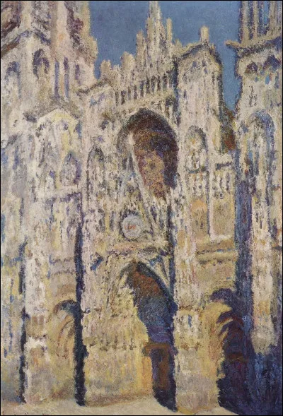Quelle cathédrale Claude Monet a-t-il peinte à différentes heures de la journée ?