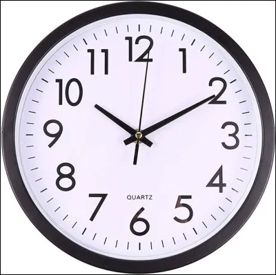 Quelle heure est-il sur cette horloge ?