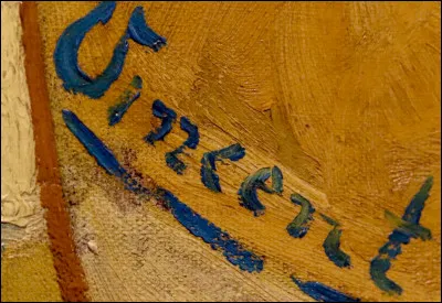 Qui est le peintre qui correspond à cette signature ?