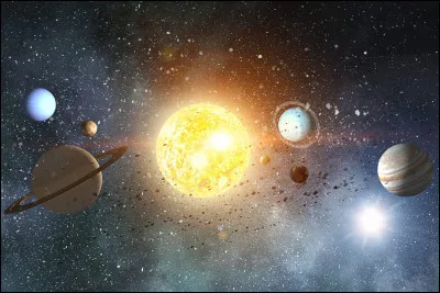 Classe les planètes selon leur distance par rapport au Soleil.