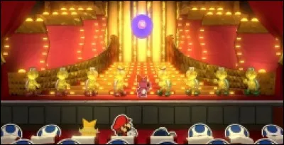 Sur quelle célèbre musique remixée battons-nous les Maskass Machos en tutu dans la 3e scène du Théâtre du Shogun ?