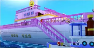 Quel easter-egg pouvons-nous voir dans la cabine de bord de la Princesse Peach ?