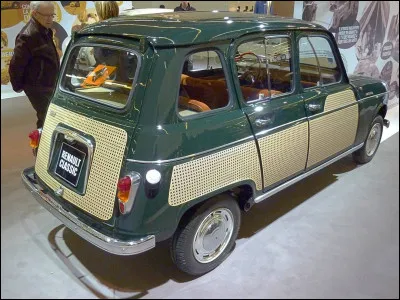 Toujours en rapport avec une ville. En 1963 quel nom porte la 4L série spéciale ci-contre décoré de cannage ?