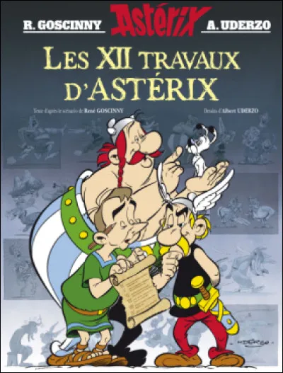 Quel est le premier travail d'Astérix dans le film "Les Douze Travaux d'Astérix" ?
