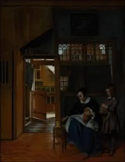 Après ce petit interlude musical on reprend notre route. De ces trois baroques, lequel a exécuté ce tableau intitulée ''Une Femme préparant du pain et du beurre pour un garçon'', en 1661 ?