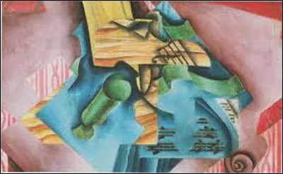 Petite pause musical. Quel cubiste a réalisé, en 1913, cette toile intitulée ''Violon et verre'' ?