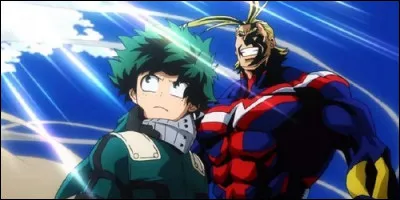 Qui est le héros d'Izuku Midoriya dans "My Hero Academia" ?