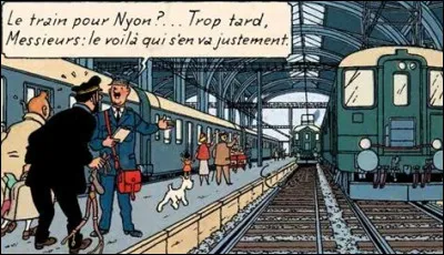 Nous voici dans l'album de ''L'Affaire Tournesol''. Mais comment se nomme la gare de Genève ?