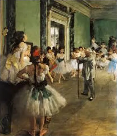 À quel peintre doit-on cette toile intitulée "La Classe de danse" ?
