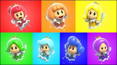 Quelle est la couleur de la Princesse Libella que nous sauvons au monde 6 ?