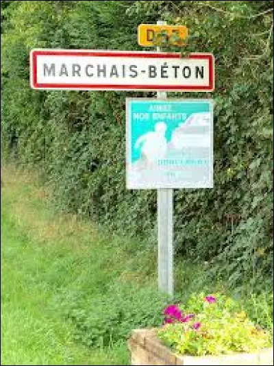 Ancienne commune Icaunaise, Marchais-Beton se situe en région ...