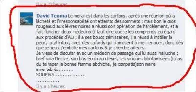 'Maternit'. Le directeur de l'hpital de Decize a insult sur Facebook le maire de cette ville de la Nivre au sujet de la fermeture de la maternit. Son mot :