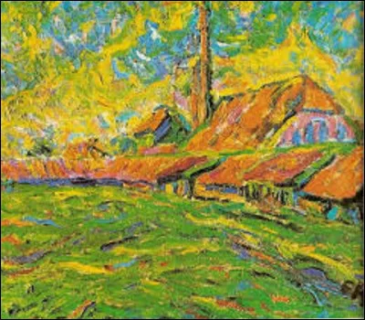 ''La Briqueterie'' est un tableau expressionniste datant de 1907. Quel artiste a peint ce bâtiment ?