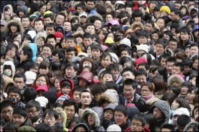 Combien y a-t-il d'habitants recensés en Chine ?