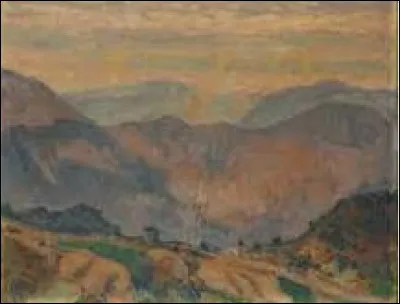 Qui a peint "Les Alpes à Peïra-Cava, après-midi" ?