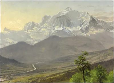 Qui a peint "Le Mont Blanc" ?