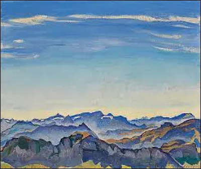 Qui a peint " Les Alpes vaudoises depuis les rochers de la Naye" ?