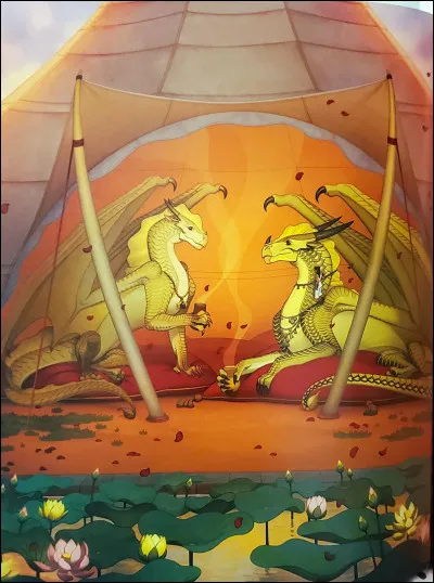 Qui sont les dragons représentés sur cette image ?