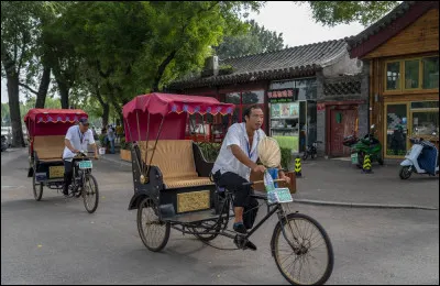 Quel est le nom de ce véhicule très utilisé à Pékin ?