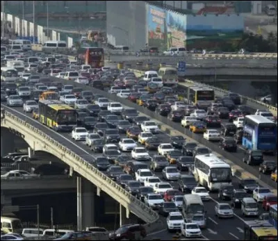 Question circulation, qu'est-ce qui n'existe pas à Pékin ?