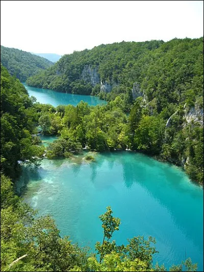 Croatie - Voici le parc national des lacs de Plitvice. Il s'agit du plus ancien parc national dEurope du Sud. En quelle année ce lieu a-t-il été inscrit au patrimoine mondial de l'UNESCO ?