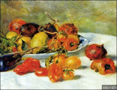 Qui a peint cette toile pleine de légumes ?