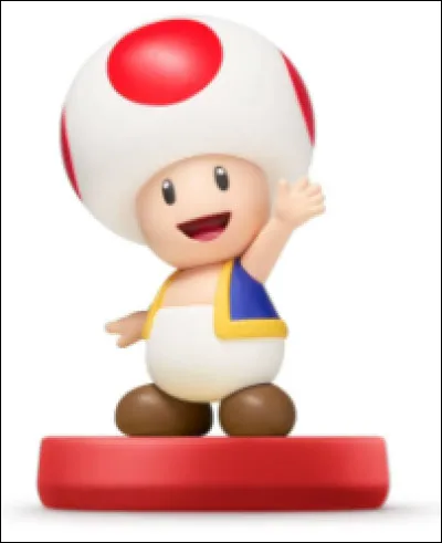 Comment s'appelle ce personnage de Mario présent sous forme de champignon ?