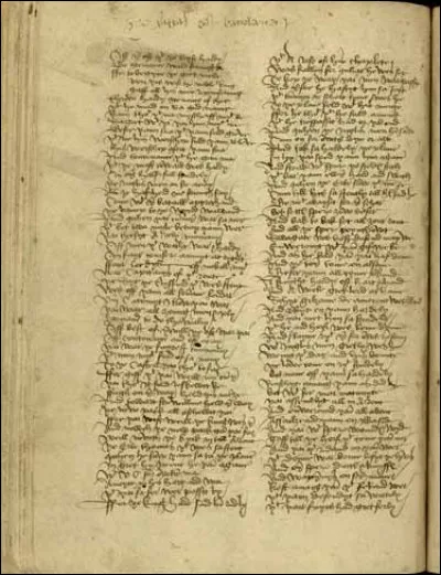 Quel poète écossais a écrit "The Bruce" ?