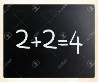 Combien font 2+2 ?