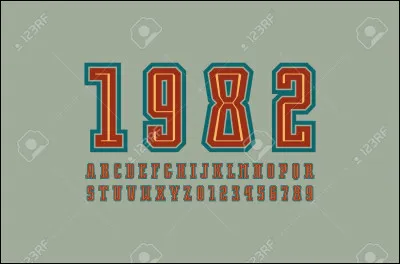 Laquelle de ces chansons est sortie en 1982 ?