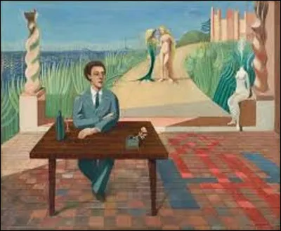 Quel surréaliste a réalisé ici le portrait du poète et écrivain André Breton ?