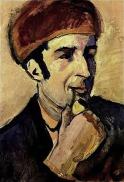 En 1910, l'expressionniste August Macke croque le portrait d'un de ses collègues. Parmi ces trois trois peintres, pourriez-vous me dire lequel ?