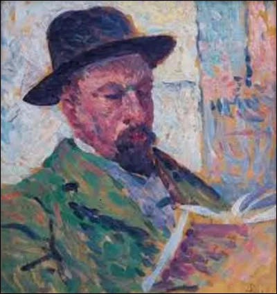 En 1892, le pointilliste Maximilien Luce fait le portrait d'un de ses amis peintres. Quel artiste du même courant artistique immortalise-t-il ?