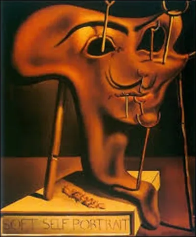 En 1941, quel surréaliste a fait un autoportrait caricaturé ?