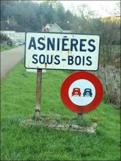 Nous sommes à l'entrée d'Asnières-sous-Bois. Village de l'arrondissement d'Avallon, il se situe dans l'ex région ...
