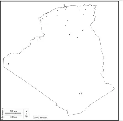 Quel numéro désigne Alger ?