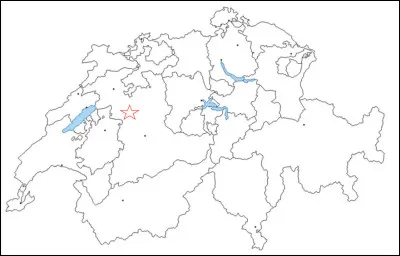Quelle autre ville de Suisse est désignée par cette étoile blanche ?